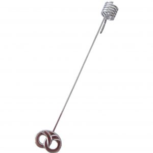 GEORG JENSEN Kerzenhalter BREZEL, platiniert