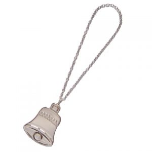 GEORG JENSEN Ornament GLOCKE, platiniert