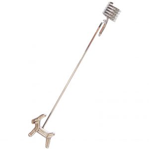 GEORG JENSEN Kerzenhalter JULBOCK, platiniert