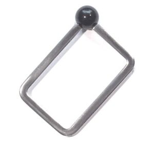 GEORG JENSEN Schlüsselring BLACK, Sterling Silber