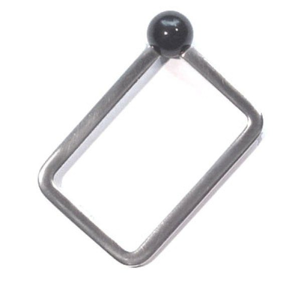 GEORG JENSEN Schlüsselring BLACK, Sterling Silber