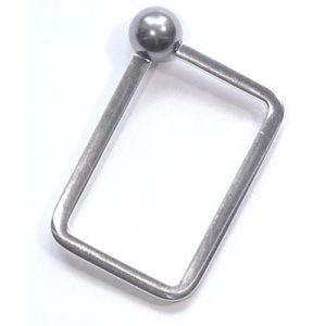 GEORG JENSEN Schlüsselring STEEL, Sterling Silber