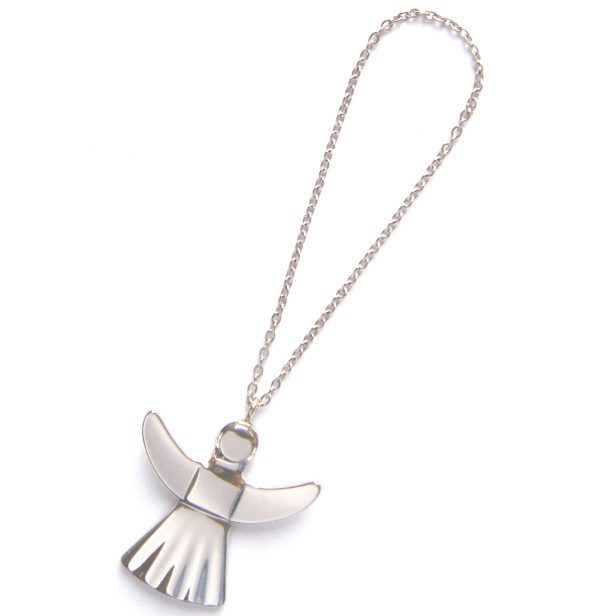 GEORG JENSEN Baum-Anhänger Paket 4, vier verschiedene Motive, platiniert – Bild 2