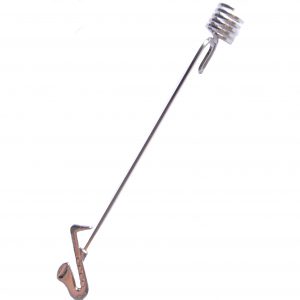 GEORG JENSEN Kerzenhalter SAXOPHON, platiniert
