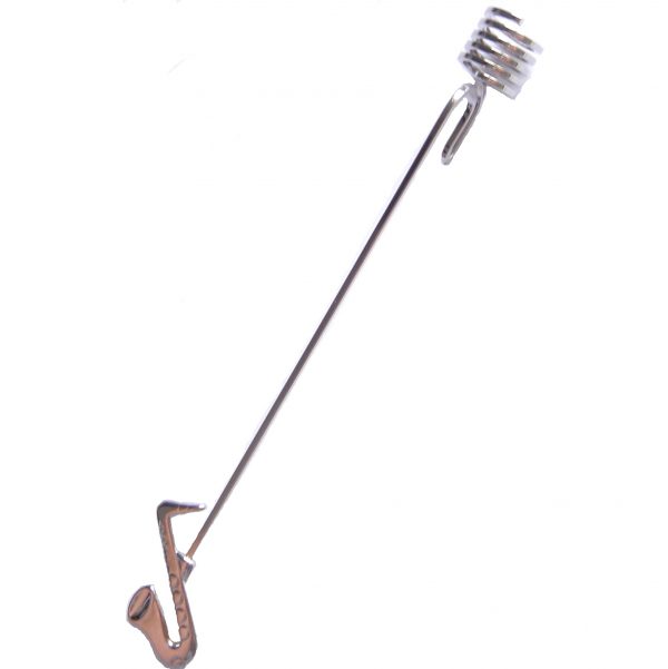 GEORG JENSEN Kerzenhalter SAXOPHON, platiniert