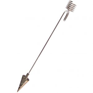 GEORG JENSEN Kerzenhalter SPITZTÜTE, platiniert