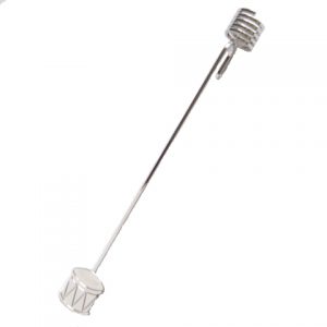 GEORG JENSEN Kerzenhalter TROMMEL, platiniert