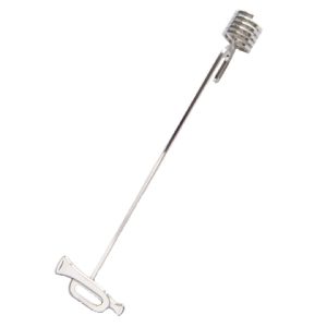 GEORG JENSEN Kerzenhalter TROMPETE, platiniert