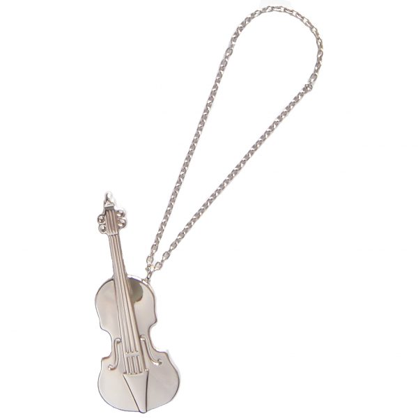 GEORG JENSEN Baum-Anhänger Paket 4, vier verschiedene Motive, platiniert – Bild 3