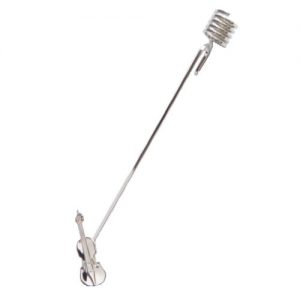GEORG JENSEN Kerzenhalter VIOLINE, platiniert