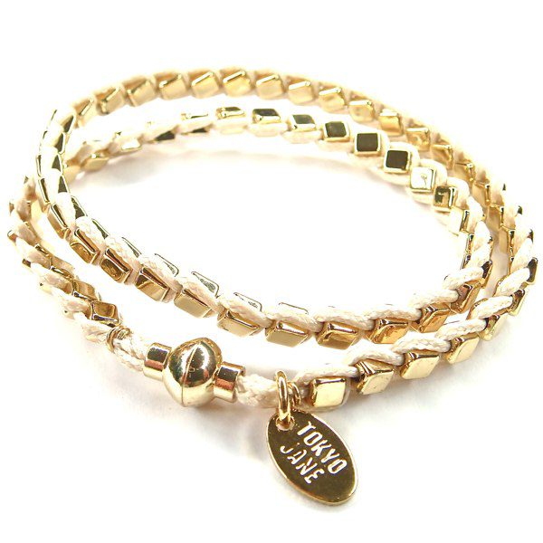 TOKYO JANE Armband, creme/golden – Bild 4