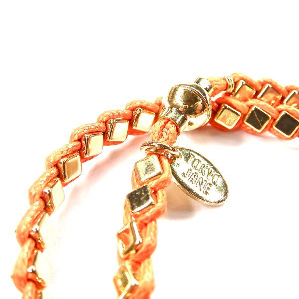 TOKYO JANE Armband, orange/golden – Bild 2
