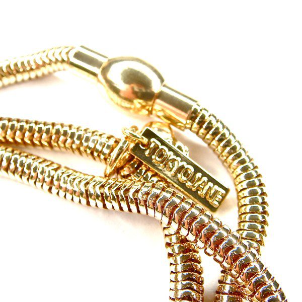 TOKYO JANE Halskette Schlangenkette, golden – Bild 2