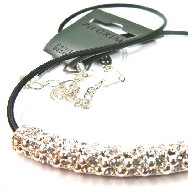 PILGRIM elegantes Halsband DIADEM versilbert – Bild 2