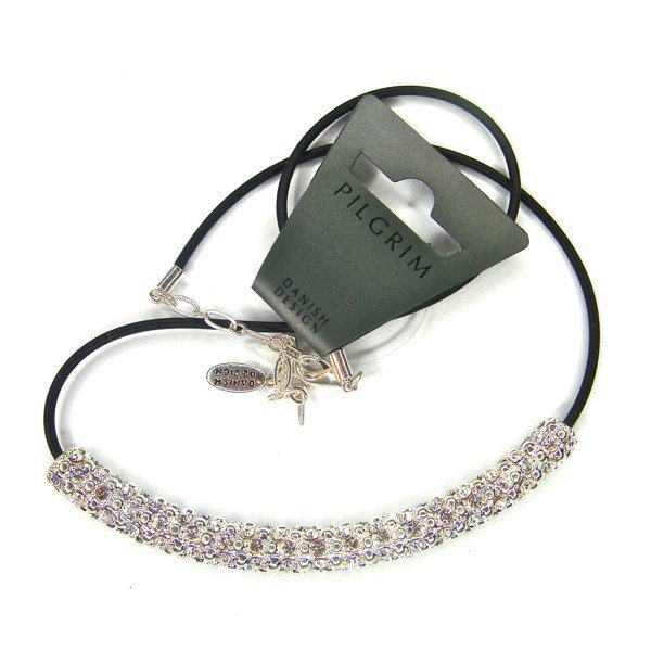 PILGRIM elegantes Halsband DIADEM versilbert – Bild 4