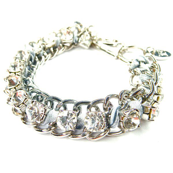 TOKYO JANE Armband GLAMOUR, grau/silbern – Bild 4