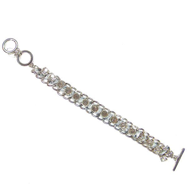 TOKYO JANE Armband GLAMOUR, grau/silbern – Bild 3