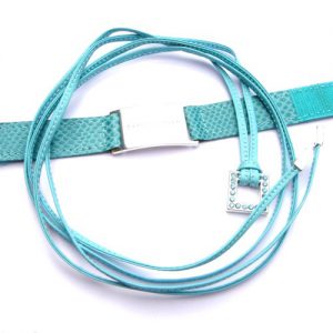 DYRBERG KERN Set PORT TURQUOISE Lederhalsband und Armband