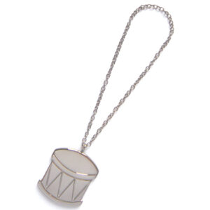 GEORG JENSEN Ornament TROMMEL, platiniert