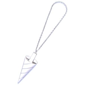 GEORG JENSEN Ornament SPITZTÜTE, platiniert