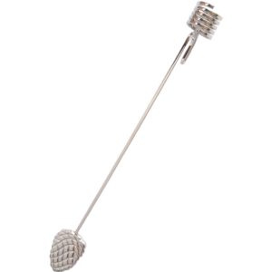 GEORG JENSEN Kerzenhalter TANNZAPFEN, platiniert